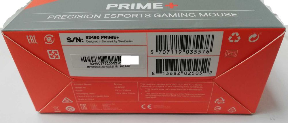 Mysz przewodowa SteelSeries Prime+ plus
