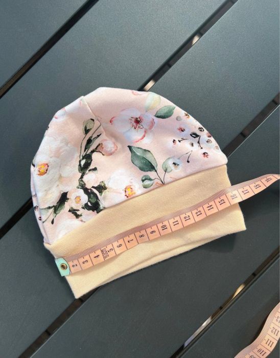Komplet czapka i spodnie spodenki półśpiochy 68 / Handmade