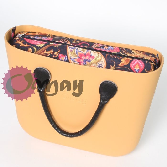 Czarny organizer do OBAG STANDARD orient piasley 2kieszenie wkład OMAY