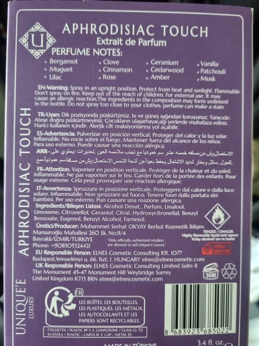 Perfume Unique'e Luxury