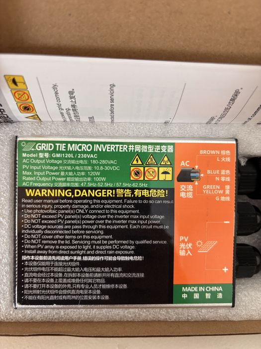 Micro inversor  plug in - 120w