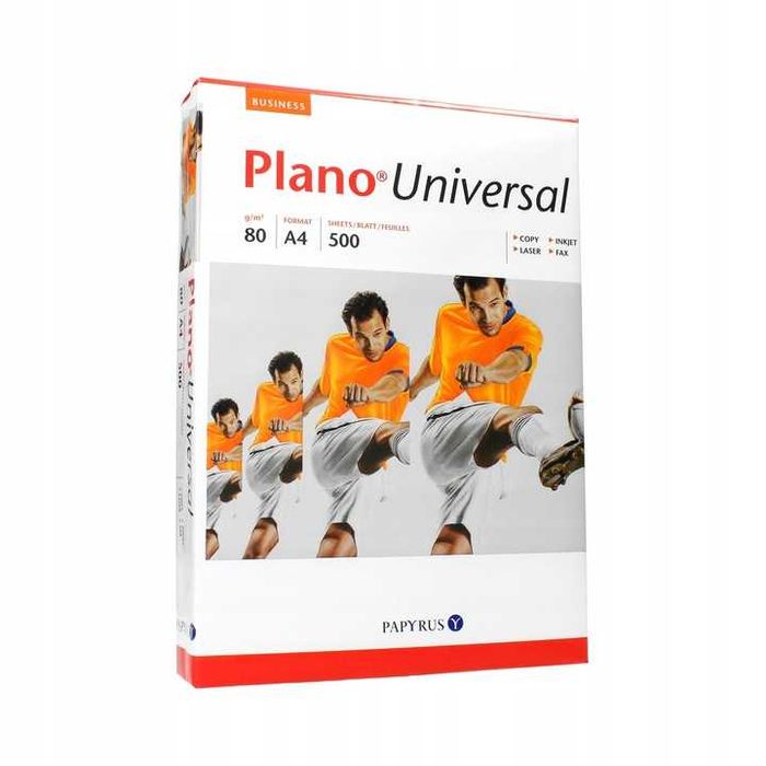 Papier do drukarki kopiarki A4 500 arkuszy 80g Ksero xero Plano