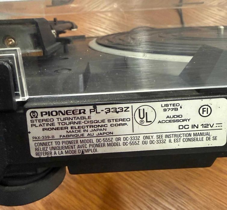 Gira Discos PIONEER PL333Z