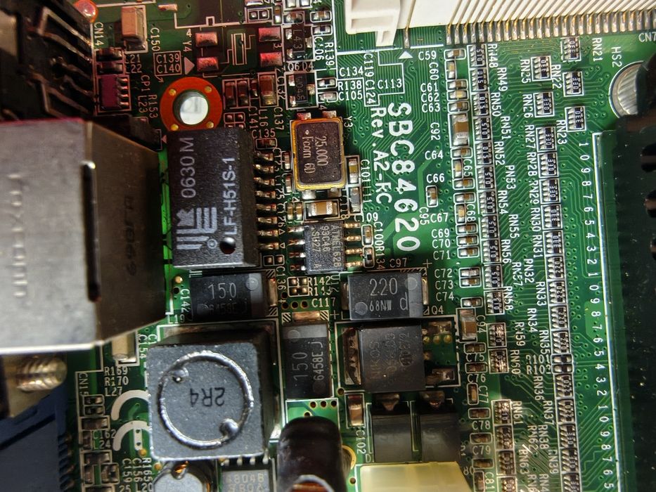 Komputer przemysłowy SBC84620 single boar computer dysk + pamiec + LCD