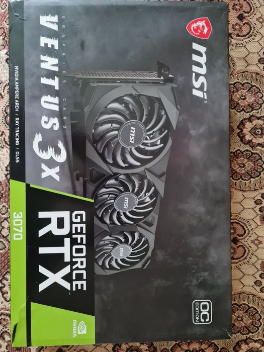 Продам RTX 3070 MSI
