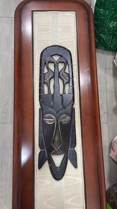 Máscaras Decorativas africanas em madeira esculpida à mão