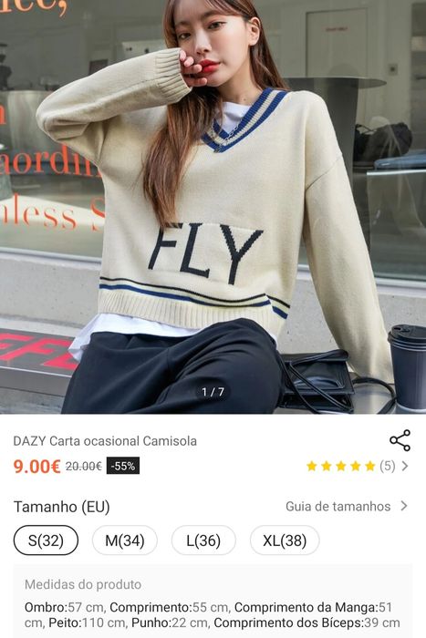 Camisola malha SHEIN (nova)