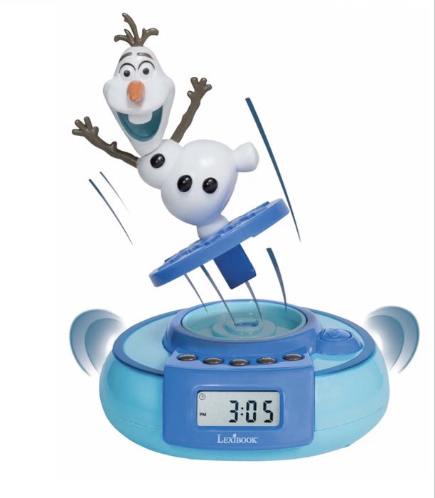 Relógio Despertador Olaf Jump da Lexibook