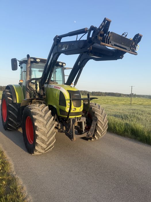 Claas Ares 697 ATZ przednim TUZ i ładowaczem Quick Q5s w pełni sprawny