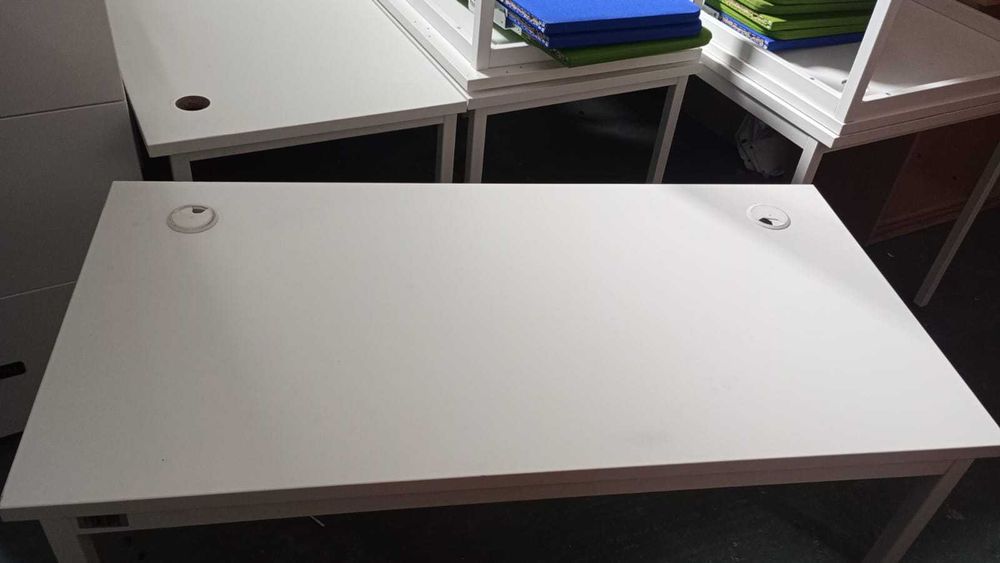 Biurko 120x60 białe stół biurka stoły do biur szkół domu