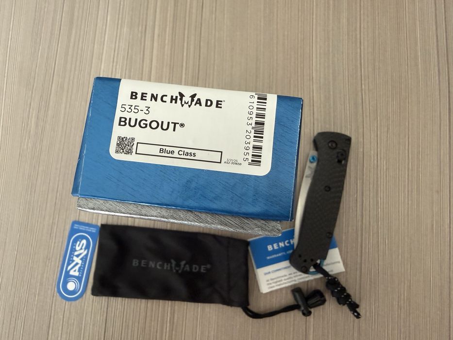 Benchmade bugout 535-3 cpm s90v карбон