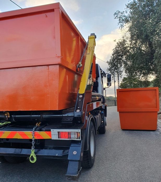 CONTENTORES e CARRINHAS p/recolha de lixo, resíduos e entulho de obras