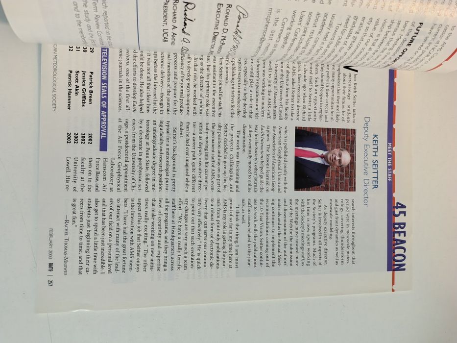 BAMS - Bulletin of The American meteorological society