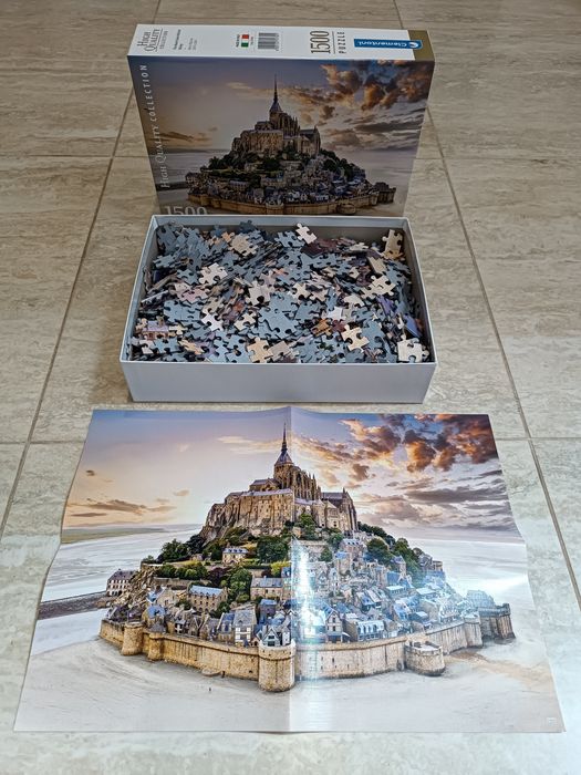 Puzzle Clementoni  1500 elementów High Quality Collection The Mont Saint-Michel Rising