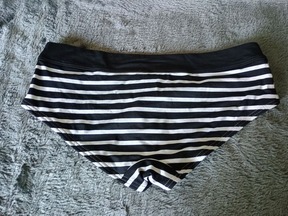 Dół od bikini Czarno białe pasy Esprit