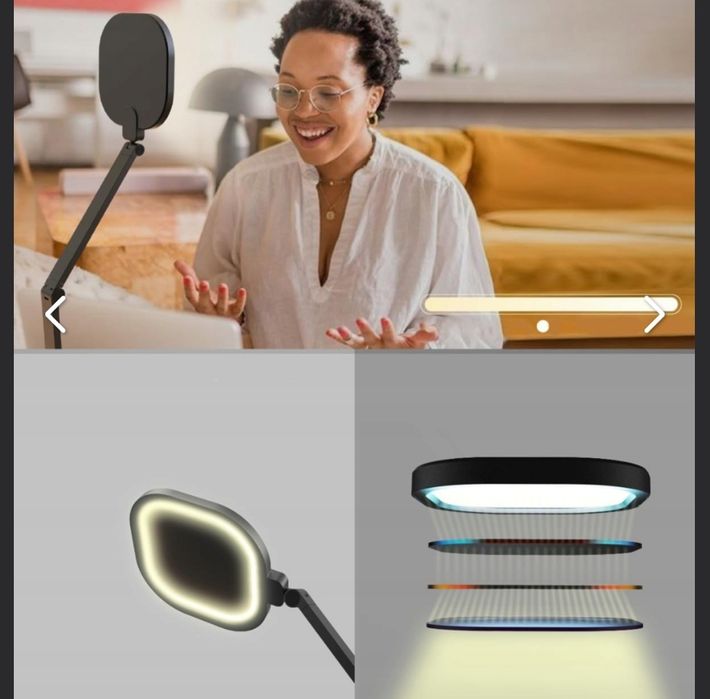 Лампа офисная led litones f-630 15в регулировка jasności 3 режима