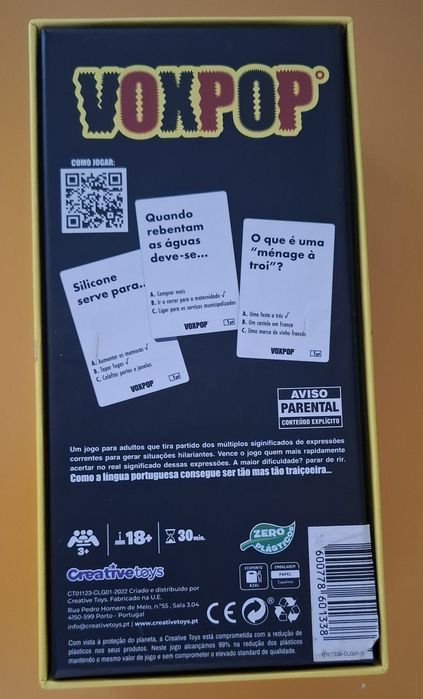Vox Pop - Jogo de Cartas