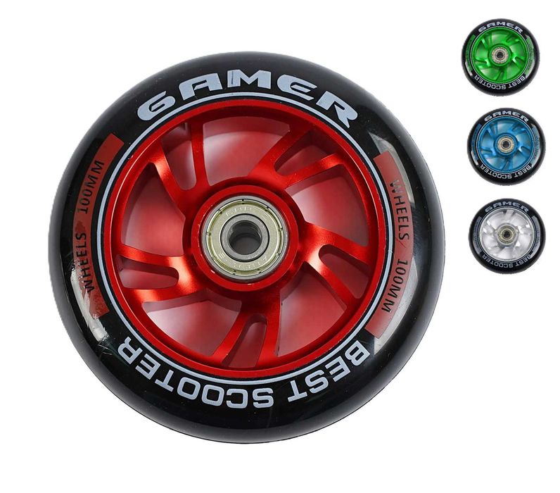 Колесо для трюкового самокату PU 100 мм метал диск ЛЬВІВ