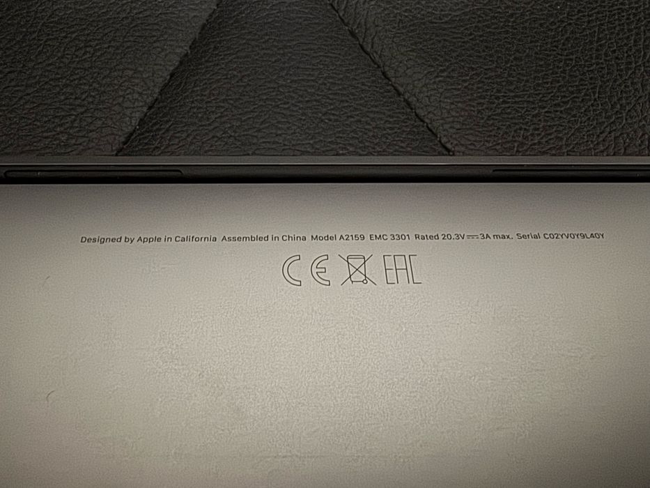 Macbook pro 2019 (A2159)