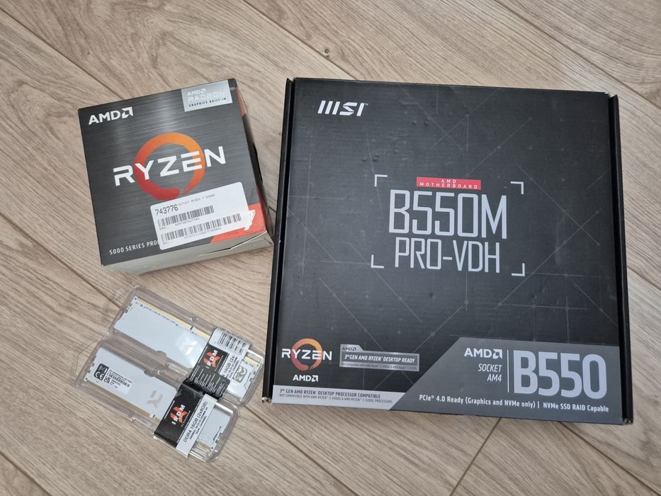 Dla Ciebie wszystko - ryzen 7 5700x + płyta główna - w