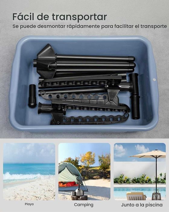 Nowa suszarka do ubrań / obrotowa / składana / 222cm / SONGMICS / W1046!