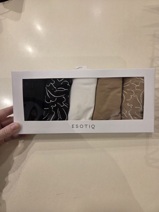 5pak bawełniane majtki Esotiq rozm. M nowe  jasne i ciemne