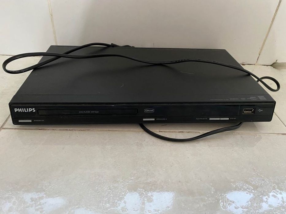 Leitor de dvd e divx com pen