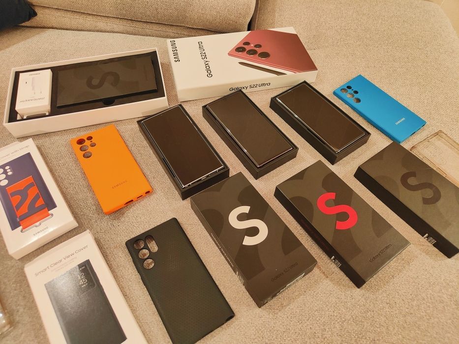 Samsung S22 Ultra 5G 12GB/512GB, 256, 128 c/NOVO. Troca/retoma. Capas