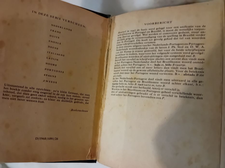 Dicionário Antigo Holandês Português