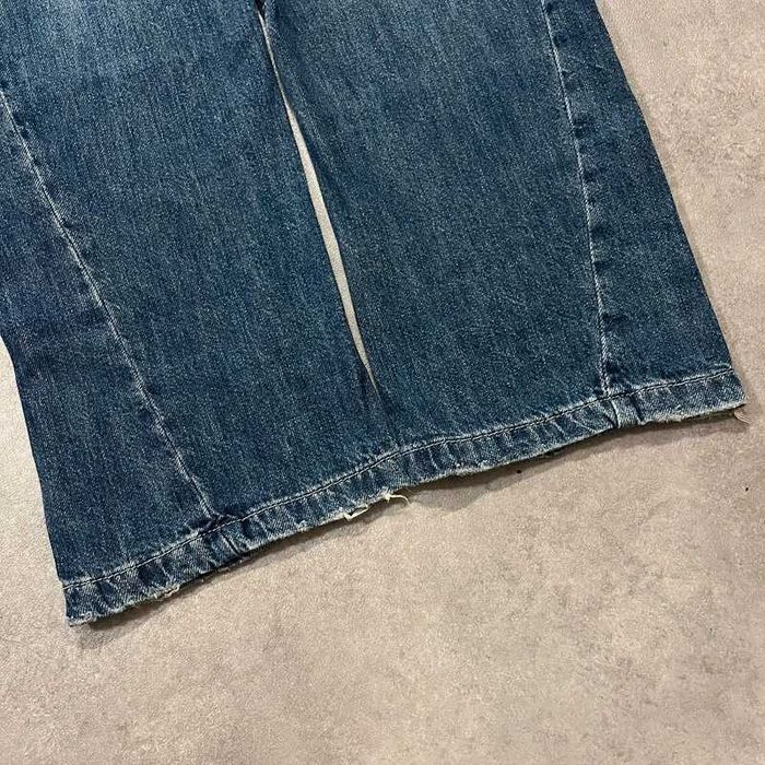 Vintage Spodnie Jeansy Y2K Rap Hip Hop Pocket Denim Pants Haft Retro