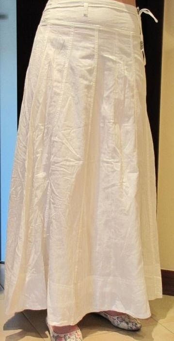 Biała spódnica do kostek rozmiar 32/34