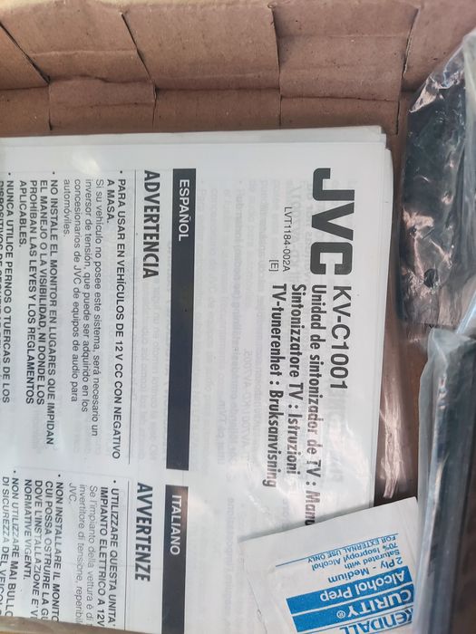 Sintonizador JVC KV-C1001 de tv para Auto para veículos