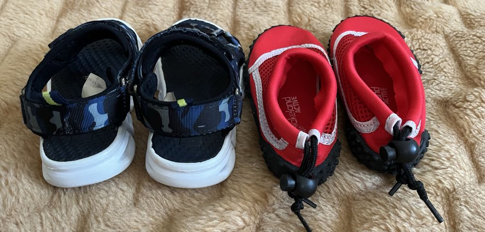 Sandalki VRS diody led i buty do wody 24 wkladki ok 15 cm.