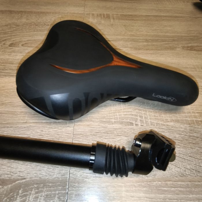 Siodełko żelowe Selle Royal Look'in ze sztycą amortyzowaną  Promax 27,