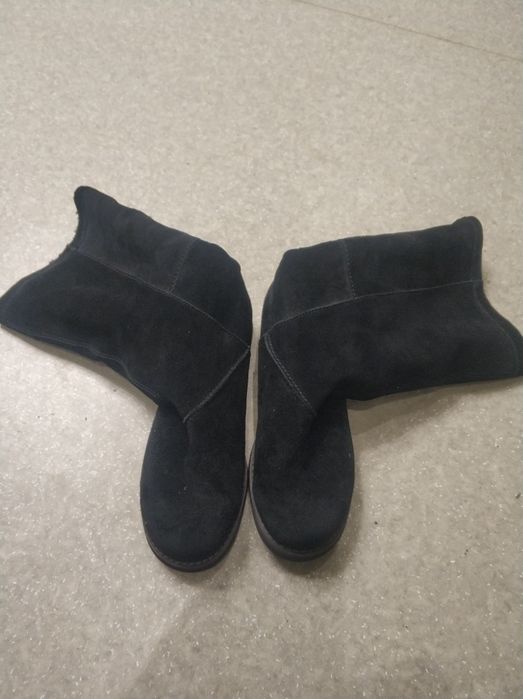 Сапожки женские нубук