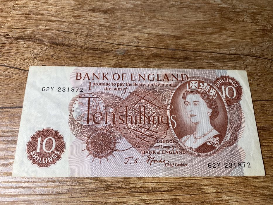 Anglia, 10 szylingów, bez daty (1962 do 1966)