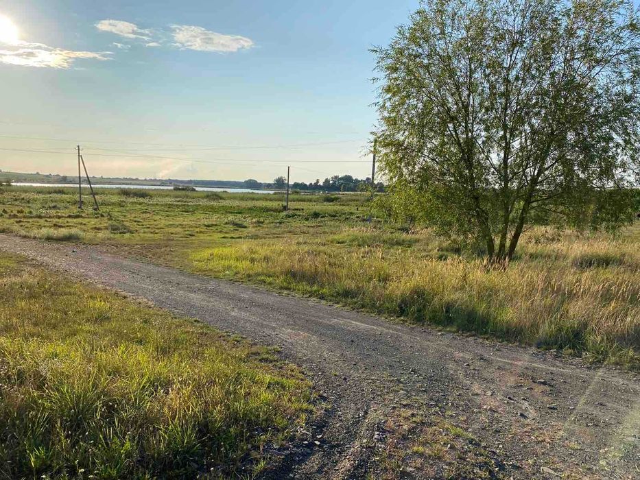 Продам рівну фасадну ділянку над ставком 2 га
