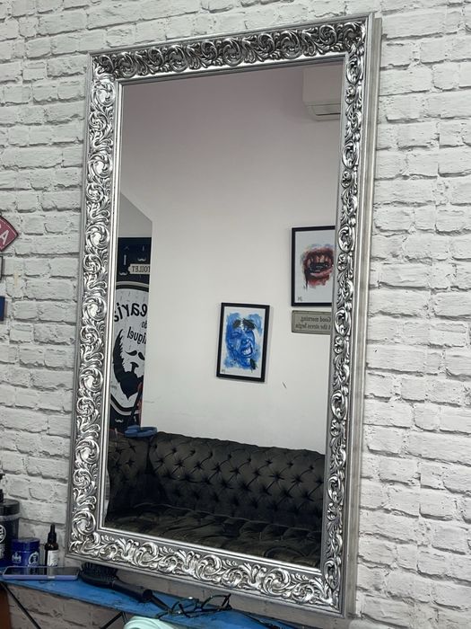 Moldura espelho talhado a mao