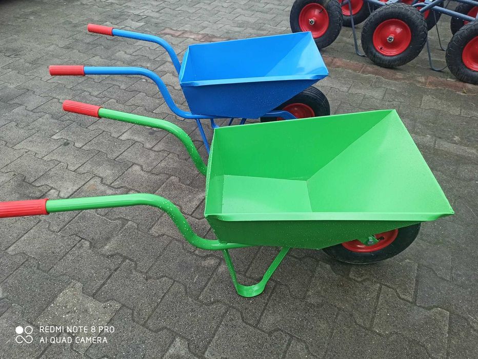 Taczka dziecięca mini metalowa