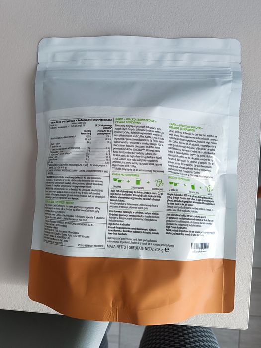 High Protein Iced Coffee Herbalife kawa proteinowa na zimno