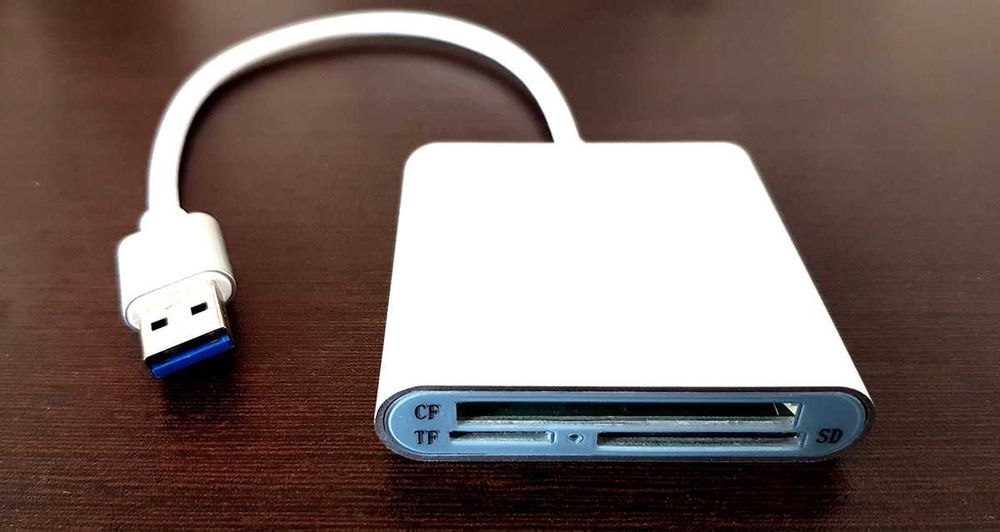 SD, CF, TF Card Reader with USB 3 Cable437397145455831041