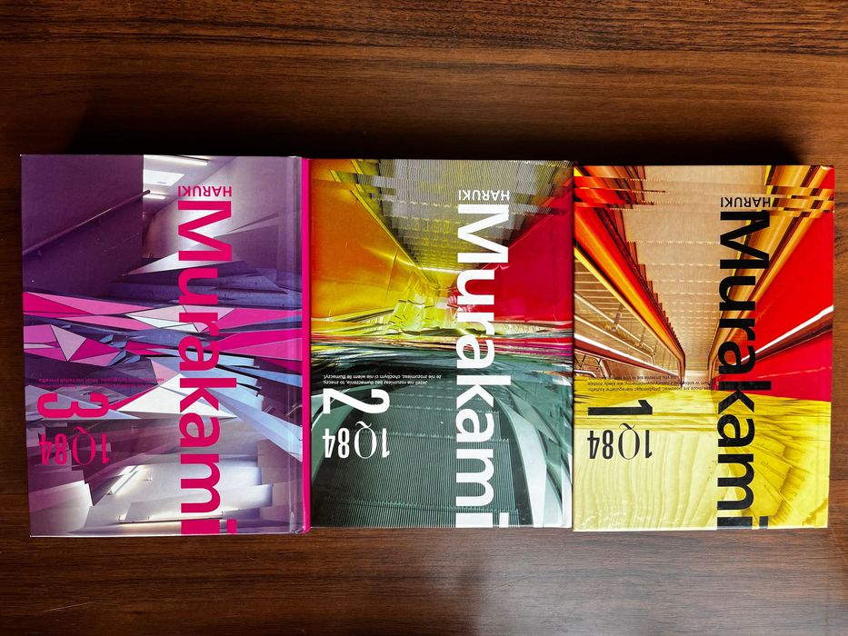 Murakami 1Q84 Twarda oprawa 3 tomy. IDEAŁ!