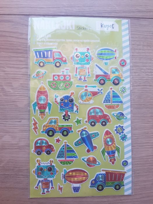 Nowe naklejki dziecięce marki Kayet 21sztuk