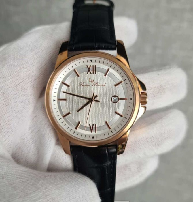 Чоловічий годинник Lucien Piccard LP-10048 Sapphitek 43 mm новий