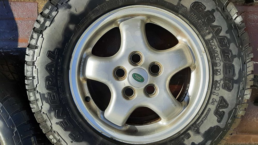 4 Pneus + 4 Jantes Land Rover Discovery 2 / P38 GENERAL GRABBER 255/65