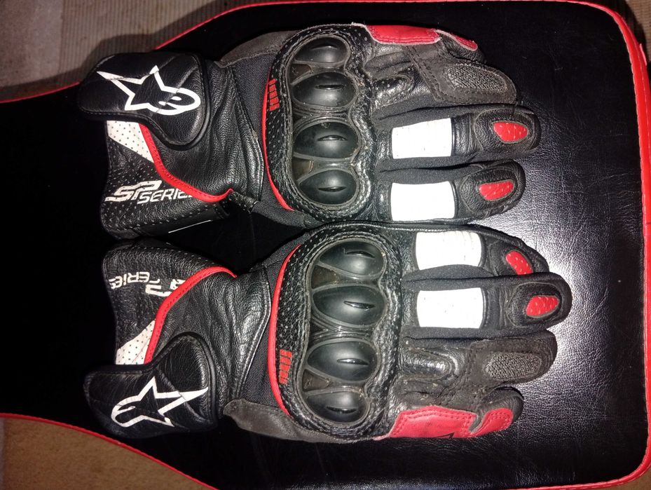 Luvas mota, ALpinestars usadas