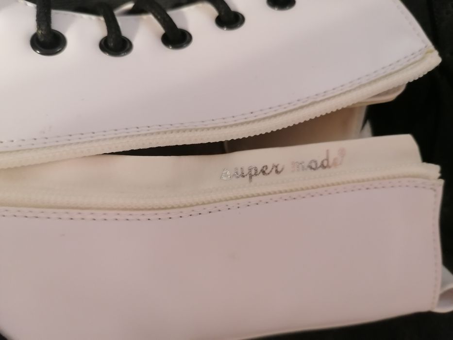 Workery ocieplane na zimę białe roz 40 Nowe