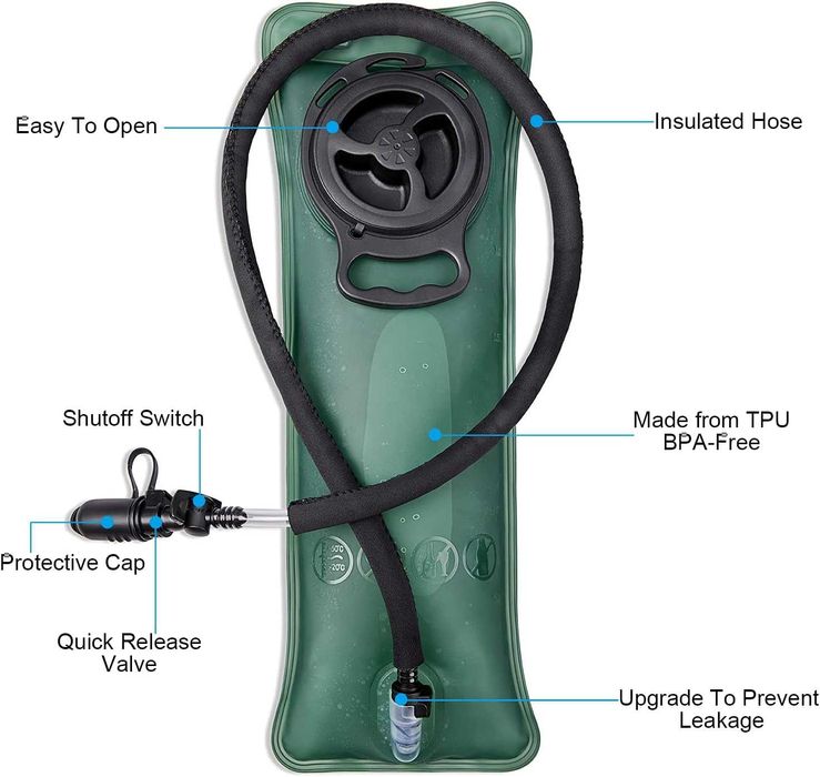 Plecak turystyczny G4Free 22L z aktualizacją pęcherza wodnego 3L