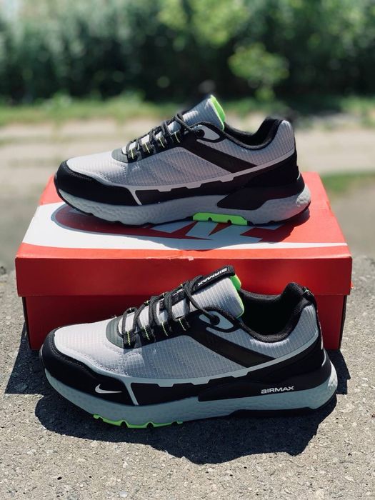 Кросовки Nike водонепроницаемые Осенние кросивки найк Nike air max мужские красовки на каждый день Кожаные мембранные кросовки найк