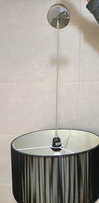 Candeeiro - preto teto